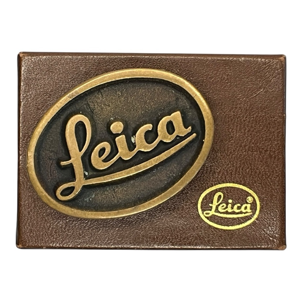 Leica Vintage Brass Belt Buckle